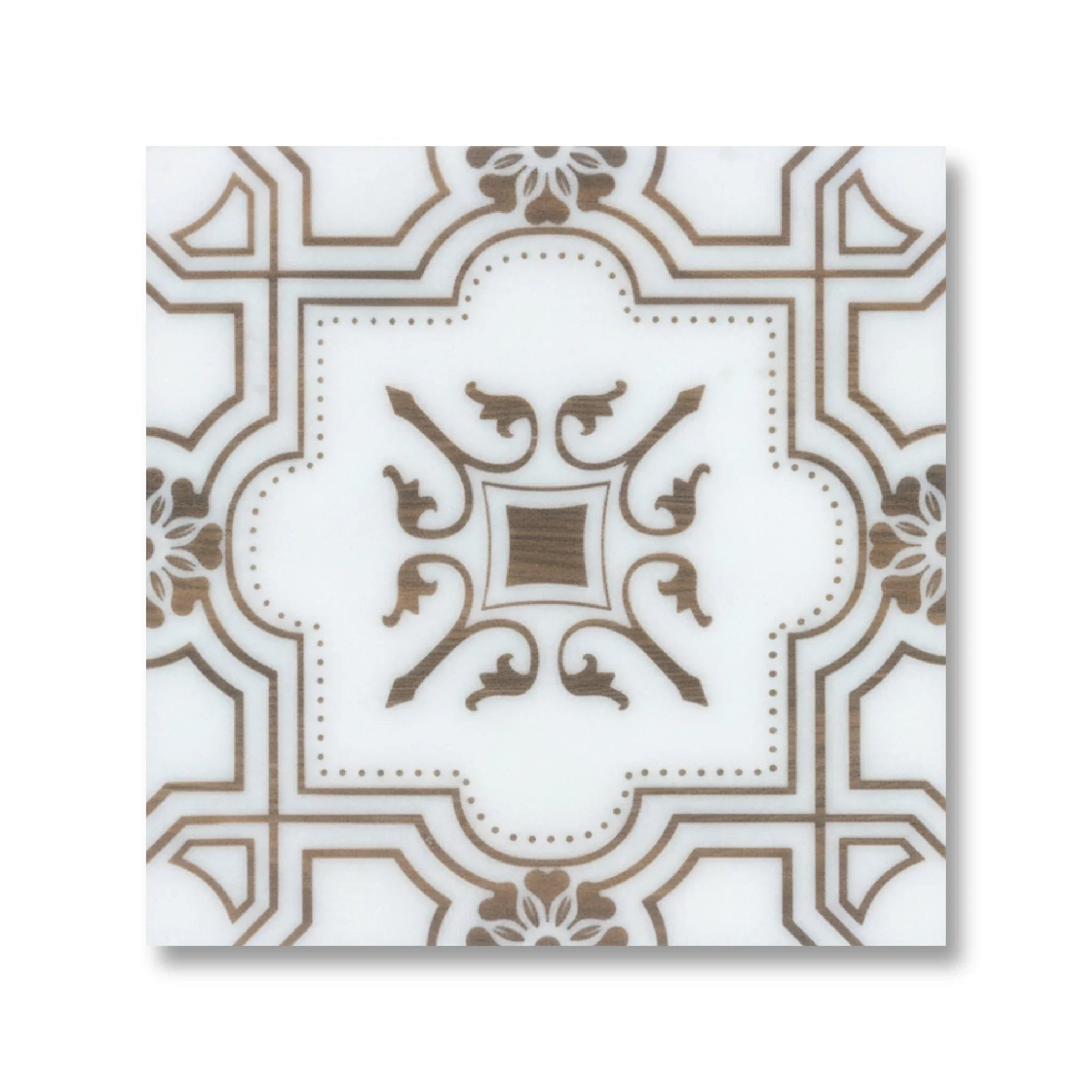 The Liria - Engraved Pattern Marble Tile - MARICERA