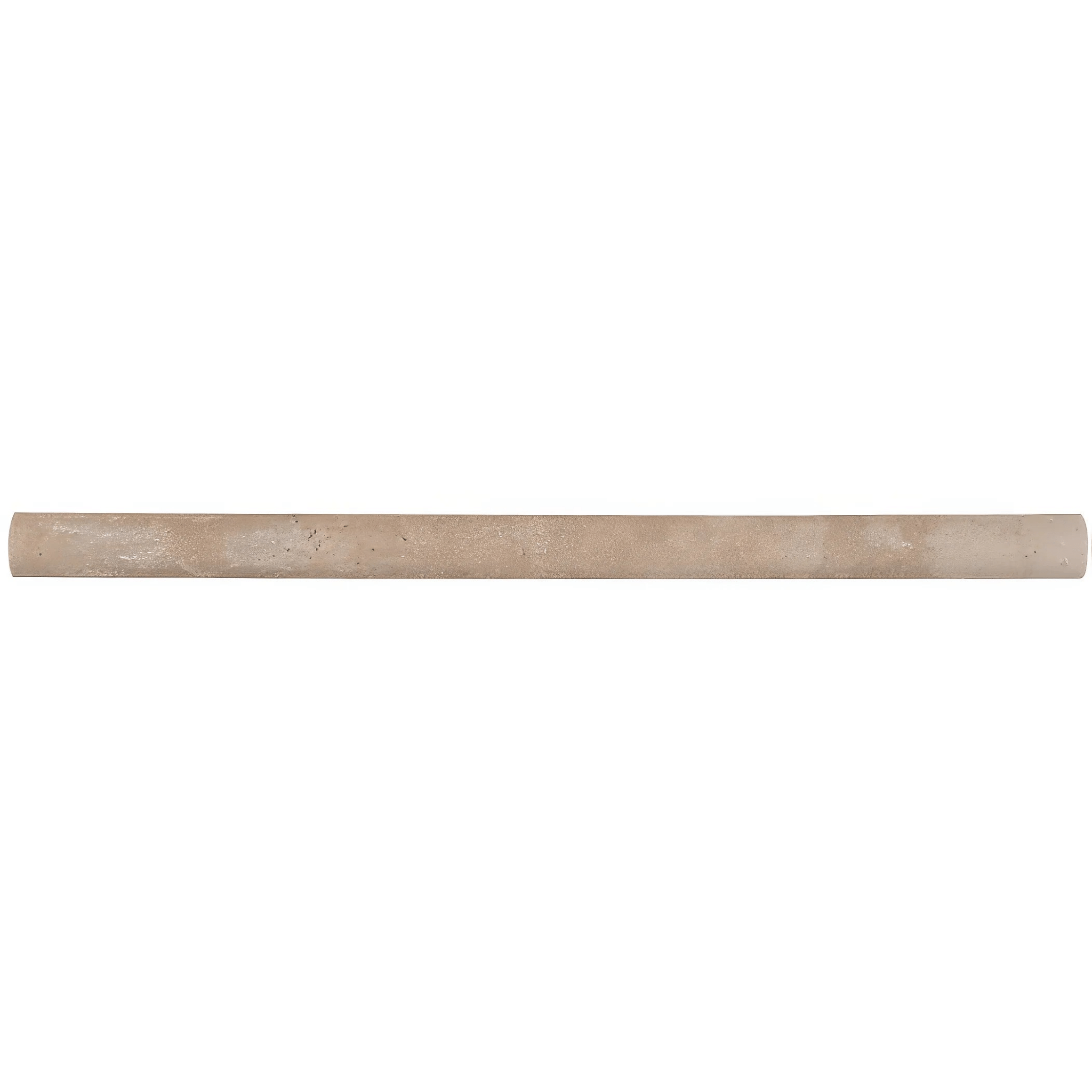 Walnut Travertine Pencil Liner Beige Honed Tile Trim For Walls & Floors - MARICERA