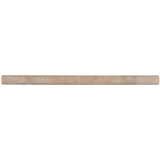 Walnut Travertine Pencil Liner Beige Honed Tile Trim For Walls & Floors - MARICERA