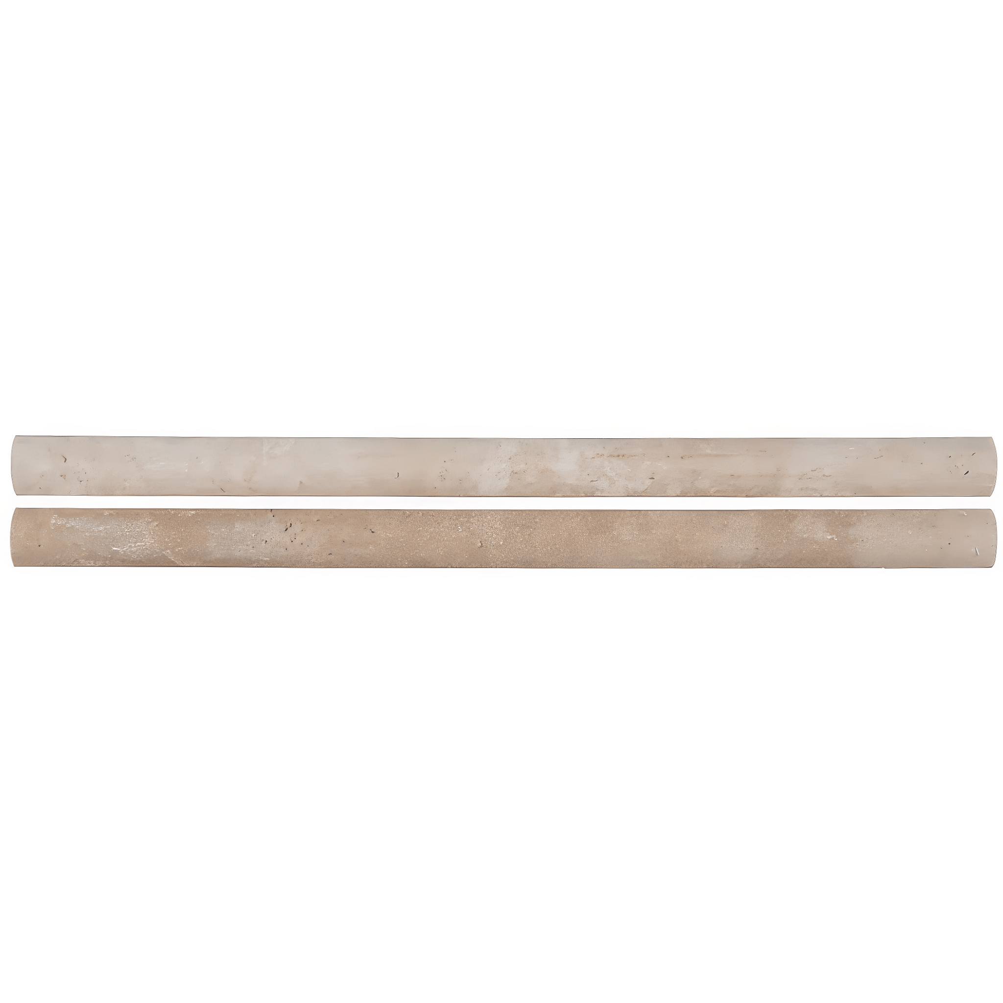 Walnut Travertine Pencil Liner Beige Honed Tile Trim For Walls & Floors - MARICERA