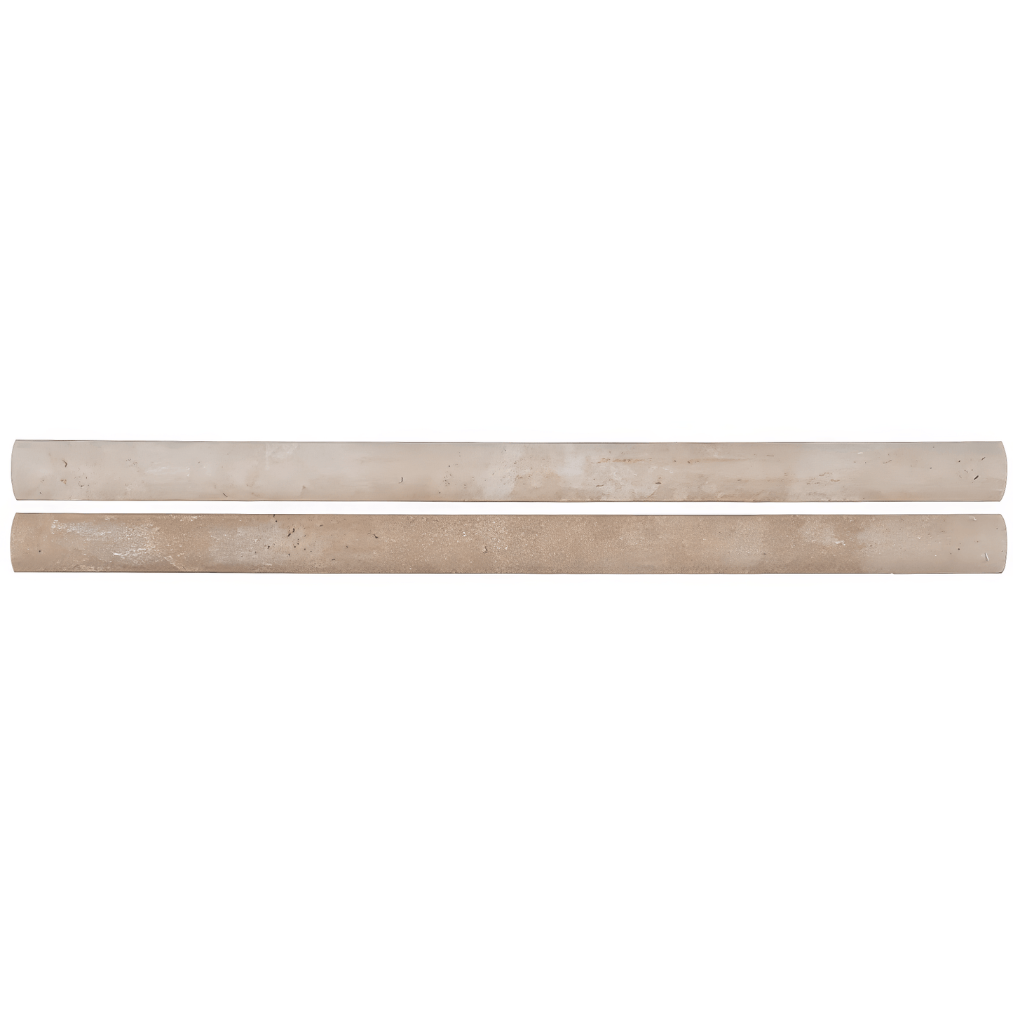 Walnut Travertine Pencil Liner Beige Honed Tile Trim For Walls & Floors - MARICERA